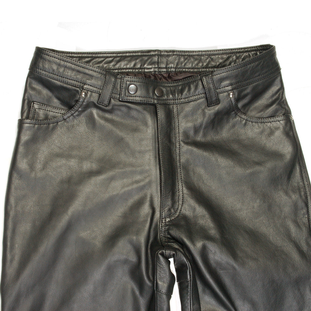 Davida-Black-Leather-Motorcycle-Riding-Jeans-Trousers-Mens